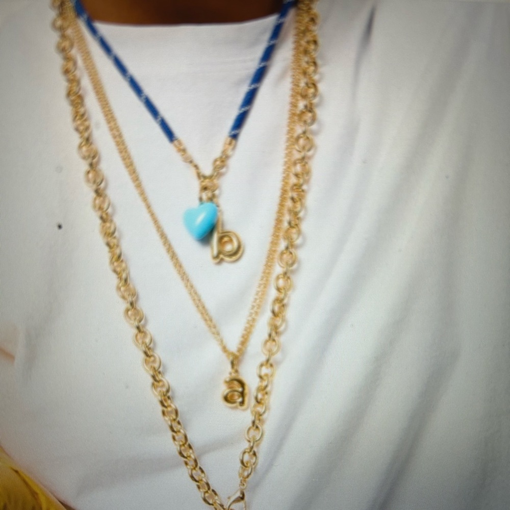 Roxanne Assoulin The Puffy initial necklace- “l” - Picture 11 of 11